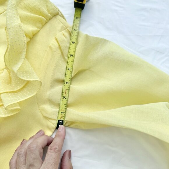 VTG 70's Handmade Gunne Sax Inspire Dot Embroid. Long Sleeve Prairie Dress Sz 6 - Picture 11 of 16